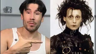 Me dijeron que me parezco a Edward Manos de tijera, así que me transformo en él