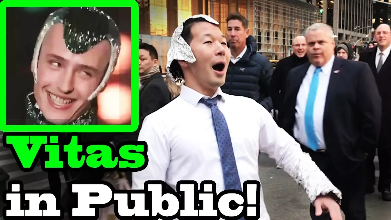 SINGING IN PUBLIC - VITAS - "7th element" (MEMES in Public)