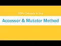 Java Bangla Tutorial 12 Accessor and Mutator method in Java
