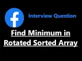 Find Minimum in Rotated Sorted Array - Binary Search