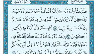 سورة الأنفال من الآية 17 إلى 25 مكررة ثلاث مرات الشيخ ماهر المعيقلي 