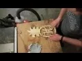 Monogrammed Wooden Pineapple