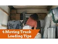 4 Moving Truck Loading Tips