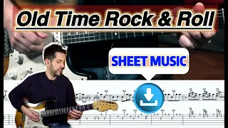 Old Time Rock \u0026 Roll Guitar sheet music