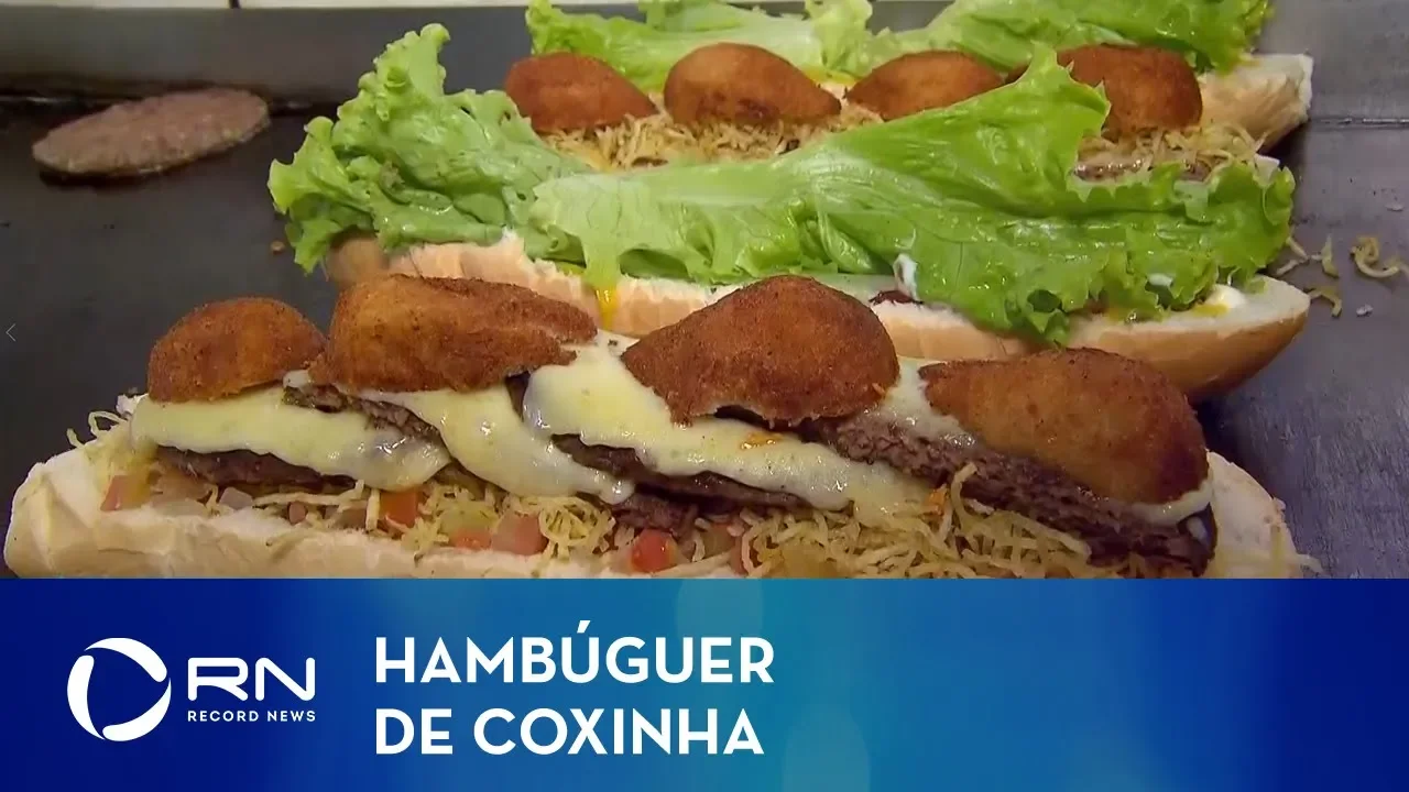 HAMBÚRGUER DE COXINHA FAZ SUCESSO NO INTERIOR PAULISTA