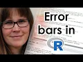 Error bars in R