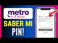 Como SABER mi PIN de METRO By T Mobile Paso a Paso