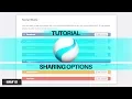 Tutorial Sharing Options - iMindMap 10