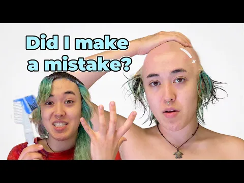 I BLEACHED my hair AT HOME with *VINTAGE* developer