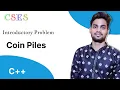 Coin Piles CSES Introductory Problems Devraj
