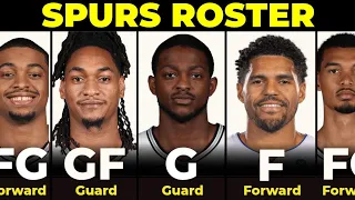 San Antonio Spurs Roster Full Team Lineup Player List