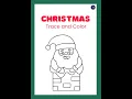 Fun Christmas Tracing Coloring Book Free Printable