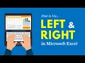 How to Use the LEFT RIGHT Functions to Extract Text in Microsoft Excel