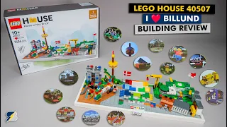 LEGO House Exclusive 40507 I ❤️ Billund - Detailed Building Review & Easter Eggs