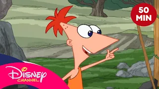 ⏰ Podróże w czasie | Fineasz i Ferb [KOMPILACJA] | Disney Channel Polska