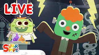 🔴 Trick or Treat With Super Simple Live! 🎃 | Best Halloween Kids Songs | Super Simple Songs