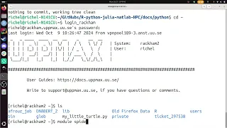 Using Python packages at UPPMAX s Rackham