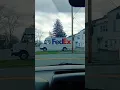 FedEx driver takes an unscheduled break violating a city ordinance