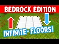 3x3 INFINITE FLOOR Elevator - Minecraft Bedrock Edition Tutorial