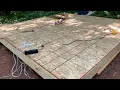 OSB subfloor for the Bow Shed