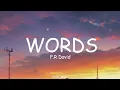 F.R David - Words (Lyrics) (Loop Video)