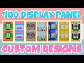 Best 400 Window Display Panel Custom Designs In Animal Crossing New Horizons Balcony Wall More