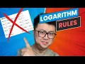 Logarithms and Log Rules MADE EASY
