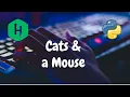 26 - Cats and a Mouse Implementation Hackerrank Solution Python