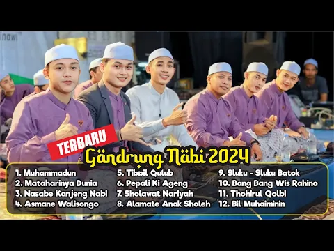 Download MP3 GANDRUNG NABI TERBARU 2024 || FULL ALBUM HADROH GANDRUNG NABI || HABIBI HUSNI - MAS SAE