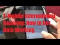 T-Mobile International Roaming How to Get Data Working