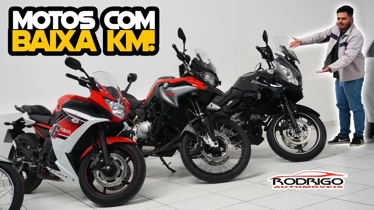 AGORA A RODRIGO AUTOMÓVEIS TAMBÉM VENDE MOTOS! Yamaha XJ6, Suzuki V-STROM, BMW e MUITO MAIS!