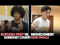 RUTGERS PREP MONTGOMERY FACE OFF IN THE COUNTY SEMI FINALS WILL BRUNSON - ETHAN LIN