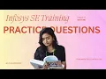 INFOSYS SYSTEM ENGINEER JAVA Training Practice Questions Question Pattern Details Learn JAVA