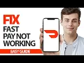How To Fix DoorDash App Fast Pay Not Working Final Solution