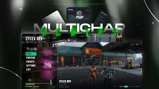 Fivem Cylex MULTICHARACTER V3 Partner System Scene Animations Classic Modern Theme