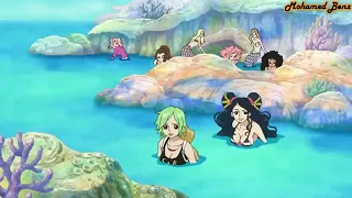 اندهاش جزيرة يوجين من قوة لوفي بعد سنتين 