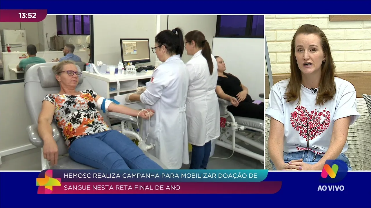 Chapecó mobilizada para o Dia Nacional do Doador de Sangue