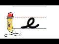 Pencil Pete s Cursive Writing - Lowercase e