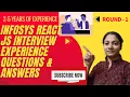 Infosys React js Interview experience 2-5 years
