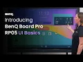 BenQ Board UI Basics BenQ Education