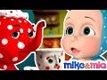 I am a Little Teapot | Nursery Rhymes with Lyrics | English Songs | Kids Videos by Mike and Mia