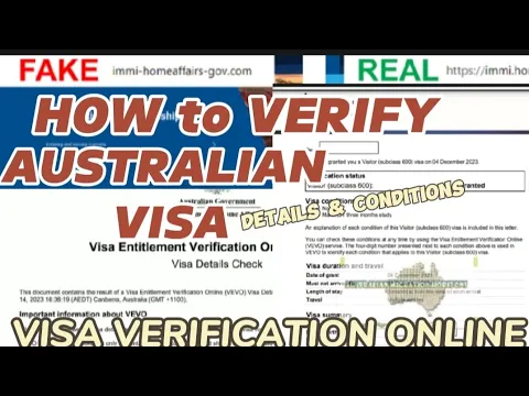 Download MP3 VEVO check. Australia Visa Verification | Visa to  Australia  #touristvisaverification #vevocheck
