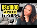 Make US 1000 A Week Texting Chatting With These 10 Websites - Available Worldwide