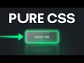 Futuristic Neon Button UI Pure HTML CSS Hover Animation No JavaScript