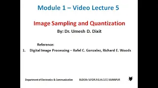Image Sampling and Quantization