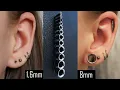 My Ear Stretching Journey from 1 6mm to 8mm 14g to 0g