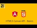 HTML5 Canvas basics tutorial using Angular 14 project
