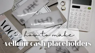 Download How to Make Vellum Cash Place Holders | Cash Stuffing Essentials for Beginners MP3