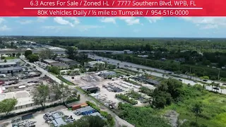 7777 Southern Blvd For Sale 6 3 Acres Zoned Industrial 80K Daily Traffic Count V2