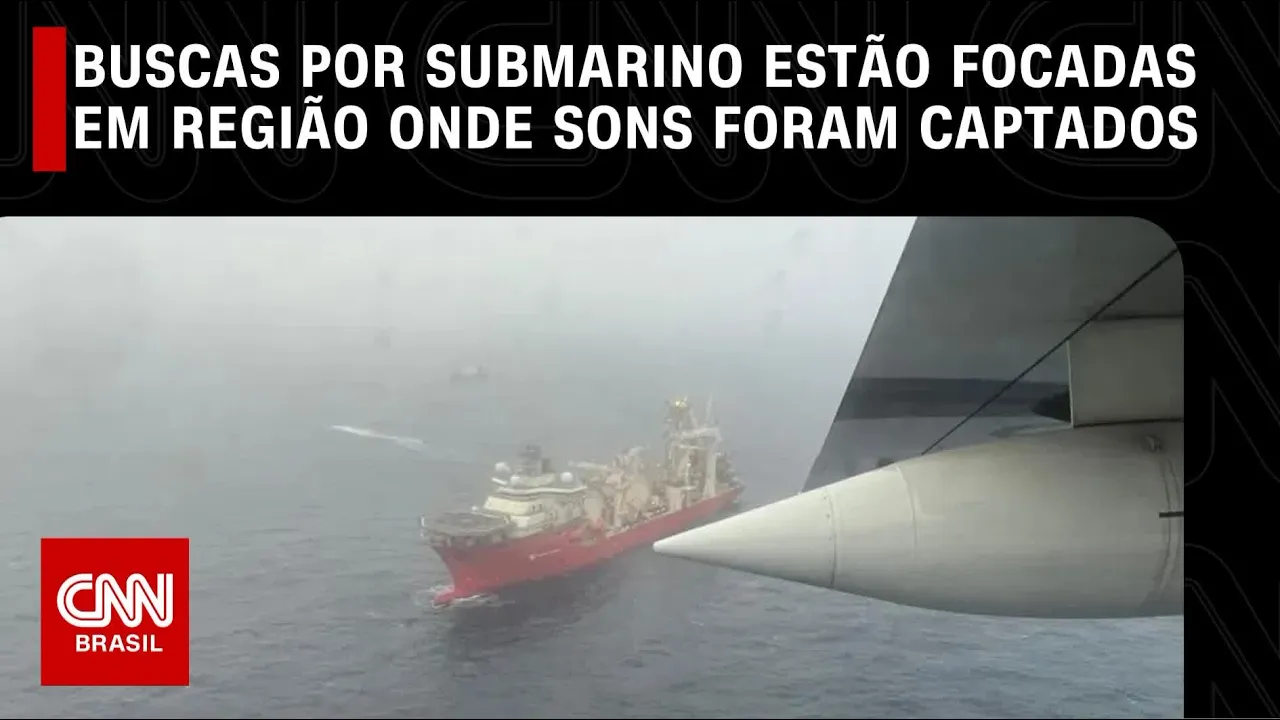 Buscas por submarino estão focadas em região onde sons foram captados | CNN 360º